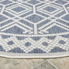 Safavieh Martha Stewart Indoor/Outdoor Grey / Ivory Machine Washable Area Rug Detail