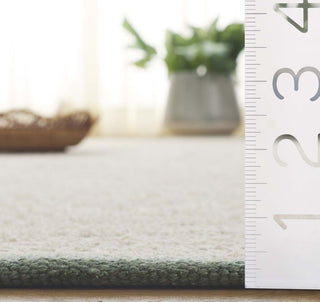 Safavieh Montauk MTK320Y Ivory / Green Area Rug Detail