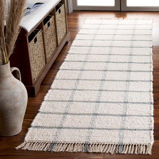 Safavieh Montauk MTK322M Ivory / Blue Area Rug Room Scene Feature