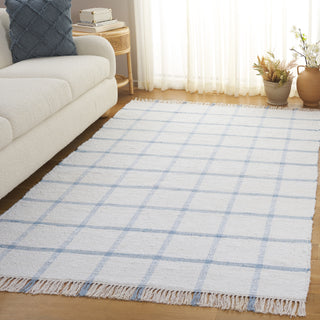 Safavieh Montauk MTK322M Ivory / Blue Area Rug Room Scene