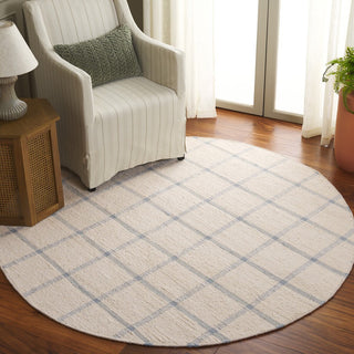Safavieh Montauk MTK322M Ivory / Blue Area Rug Room Scene Feature