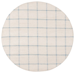 Safavieh Montauk MTK322M Ivory / Blue Area Rug Round
