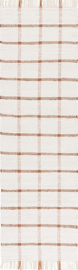 Safavieh Montauk MTK322P Ivory / Rust Area Rug Runner