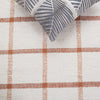 Safavieh Montauk MTK322P Ivory / Rust Area Rug Detail