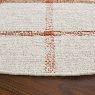 Safavieh Montauk MTK322P Ivory / Rust Area Rug Detail