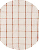 Safavieh Montauk MTK322P Ivory / Rust Area Rug Round
