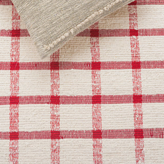 Safavieh Montauk MTK322Q Ivory / Red Area Rug Detail