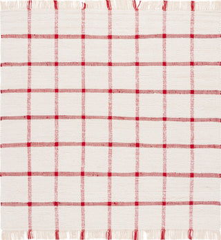 Safavieh Montauk MTK322Q Ivory / Red Area Rug Square