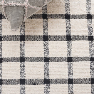 Safavieh Montauk MTK322Z Ivory / Black Area Rug Detail