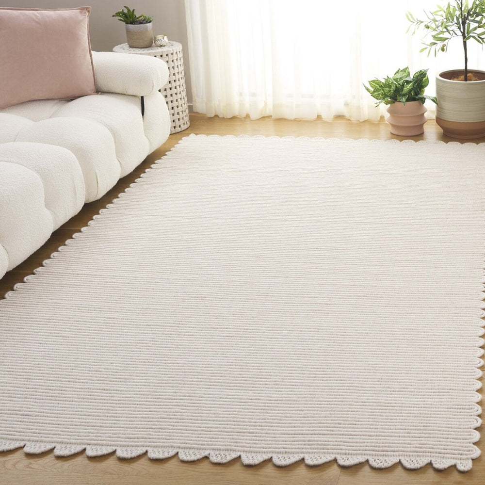 Safavieh Montauk MTK323A Ivory Area Rug Room Scene Feature