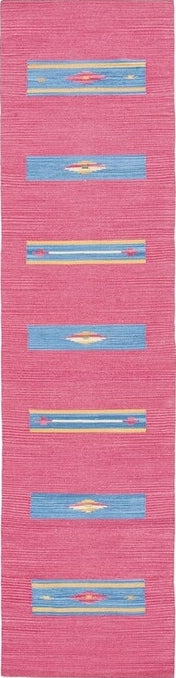 Safavieh Montauk MTK551Q Red / Blue Area Rug Runner