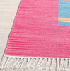 Safavieh Montauk MTK551Q Red / Blue Area Rug Detail