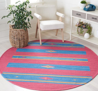 Safavieh Montauk MTK551Q Red / Blue Area Rug Room Scene