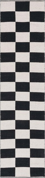 Safavieh Montauk MTK705Z Black / Ivory Area Rug Runner