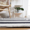 Safavieh Montauk MTK705Z Black / Ivory Area Rug Detail