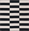 Safavieh Montauk MTK705Z Black / Ivory Area Rug Square