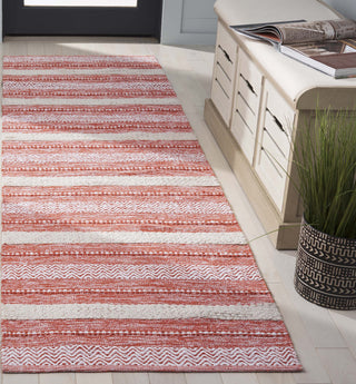 Safavieh Montauk MTK976P Orange / Ivory Area Rug Room Scene