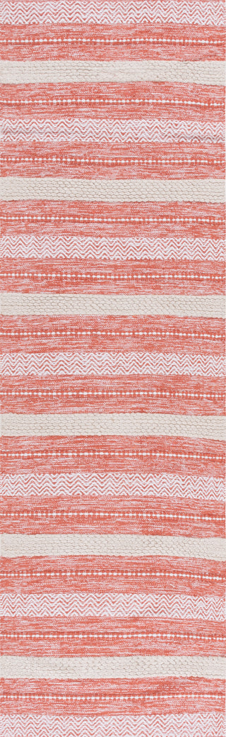 Safavieh Montauk MTK976P Orange / Ivory Area Rug Runner