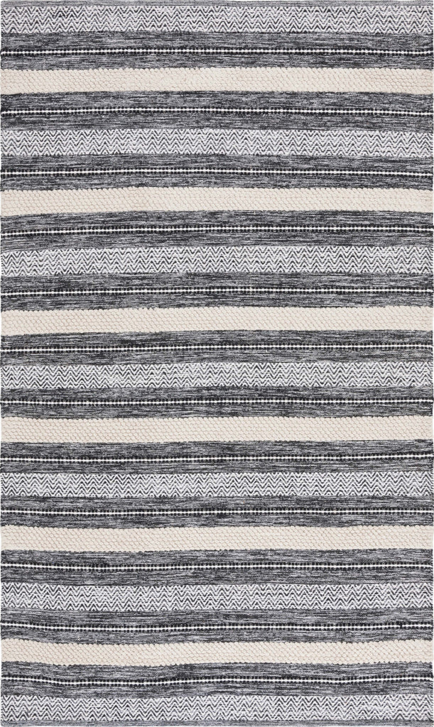 Safavieh Montauk MTK976Z Black / Ivory Area Rug main image