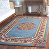 Safavieh Naples NA901J Light Blue / Ivory Area Rug Room Scene Feature