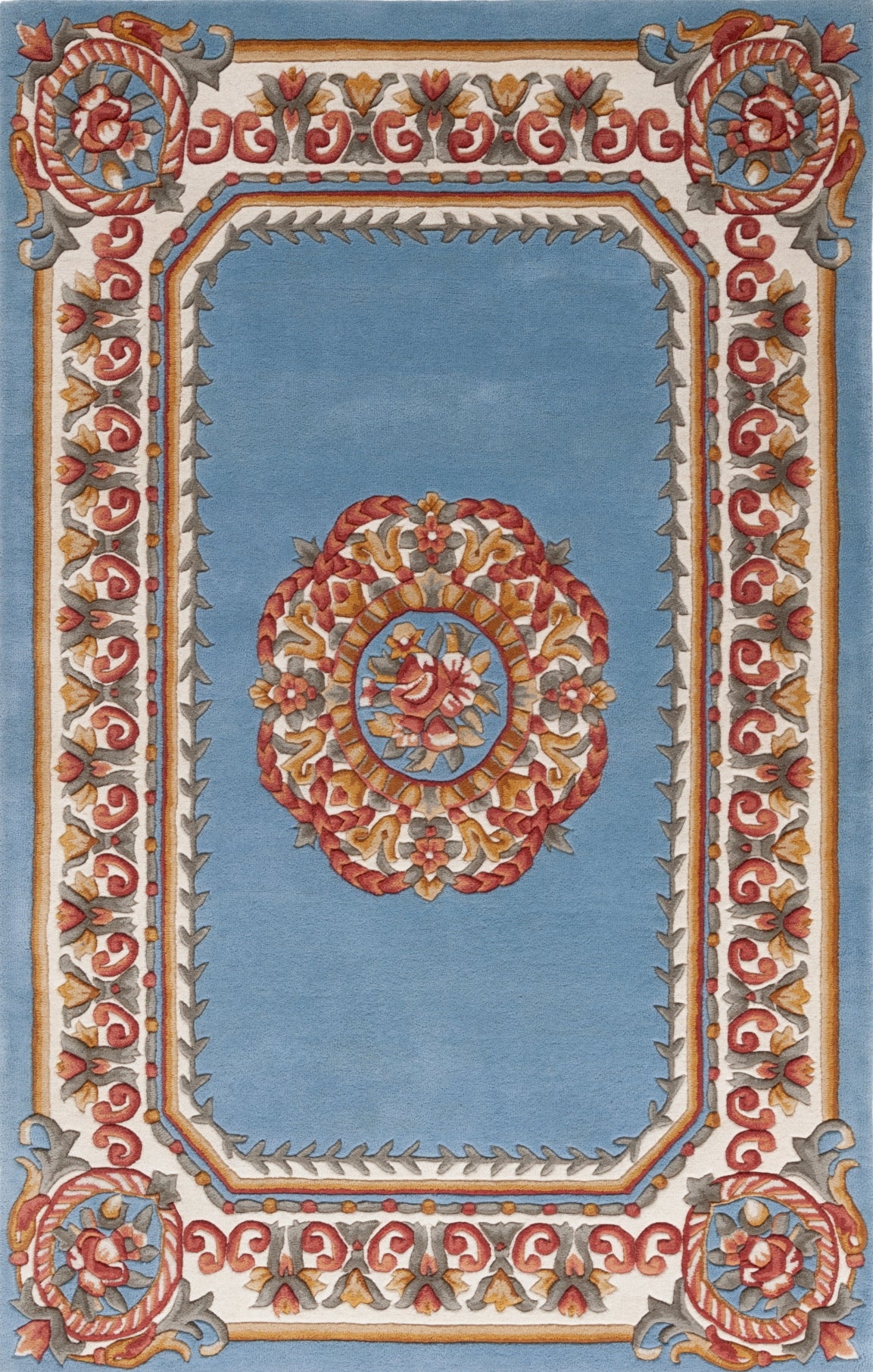 Safavieh Naples NA901J Light Blue / Ivory Area Rug main image