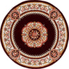 Safavieh Naples NA901Q Red / Ivory Area Rug Round