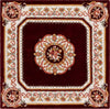 Safavieh Naples NA901Q Red / Ivory Area Rug Square