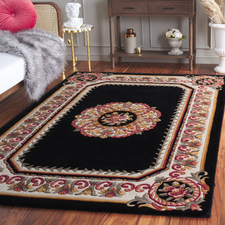 Safavieh Naples NA901Z Black / Ivory Area Rug Room Scene Feature