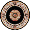 Safavieh Naples NA901Z Black / Ivory Area Rug Round