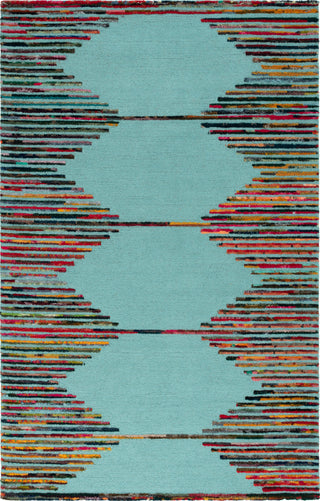 Safavieh Nantucket NAN605W Teal / Red Area Rug Main