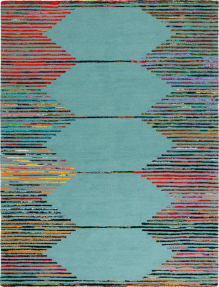 Safavieh Nantucket NAN605W Teal / Red Area Rug Main
