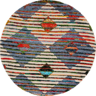 Safavieh Nantucket NAN606B Beige / Blue Area Rug Round