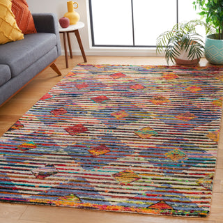 Safavieh Nantucket NAN606B Beige / Blue Area Rug Room Scene