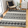 Safavieh Natura NAT102Z Black / Ivory Area Rug Room Scene