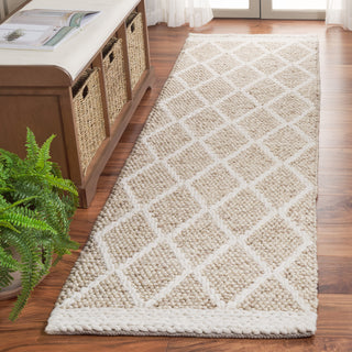 Safavieh Natura NAT131T Brown / Ivory Area Rug Room Scene Feature