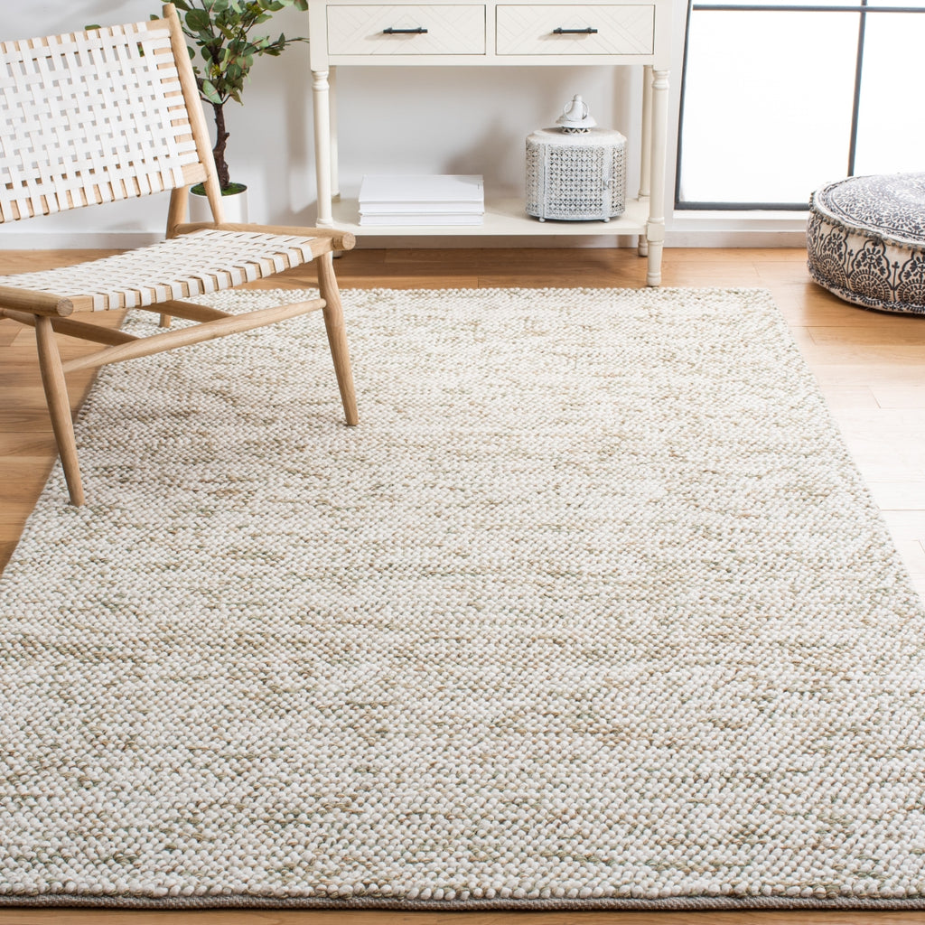 Safavieh Natura NAT182W Sage / Ivory Area Rug Room Scene Feature