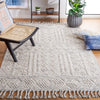 Safavieh Natura NAT185F Grey / Ivory Area Rug Room Scene Feature