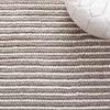 Safavieh Natura NAT220T Ivory / Dark Brown Area Rug Detail