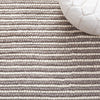 Safavieh Natura NAT220T Ivory / Dark Brown Area Rug Detail