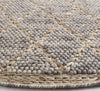 Safavieh Natura NAT223G Light Grey / Natural Area Rug Detail