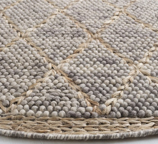 Safavieh Natura NAT223G Light Grey / Natural Area Rug Detail