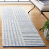 Safavieh Natura NAT227M Ivory / Blue Area Rug Room Scene