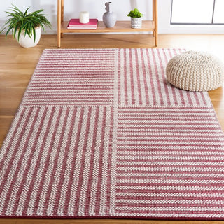 Safavieh Natura NAT227Q Ivory / Red Area Rug Room Scene