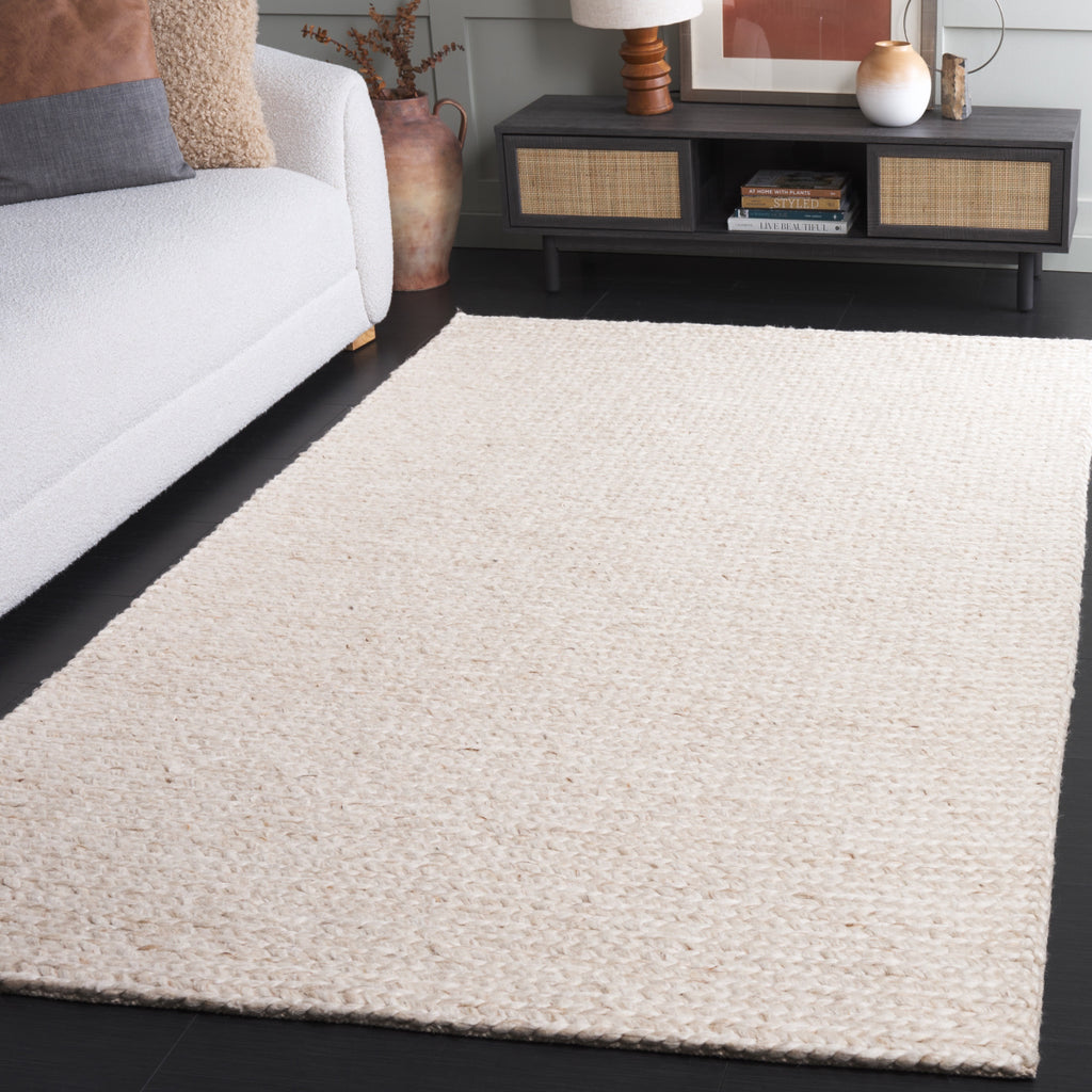 Safavieh Natura NAT254A Light Beige Area Rug Room Scene Feature