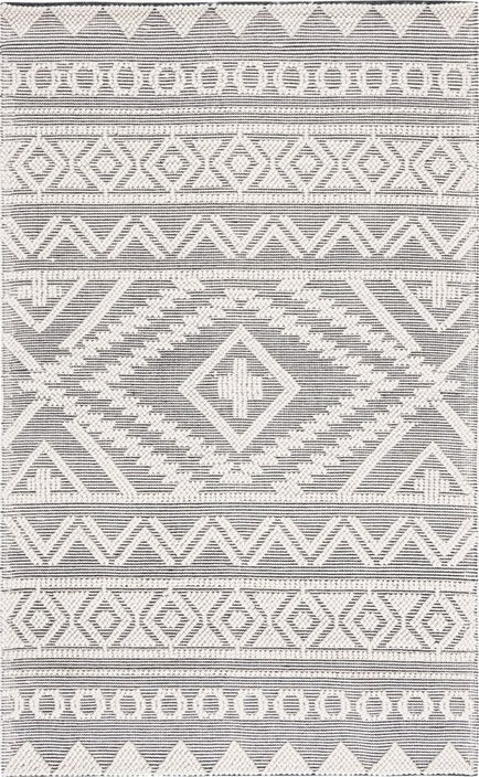 Safavieh Natura NAT275Z Black / Ivory Area Rug main image