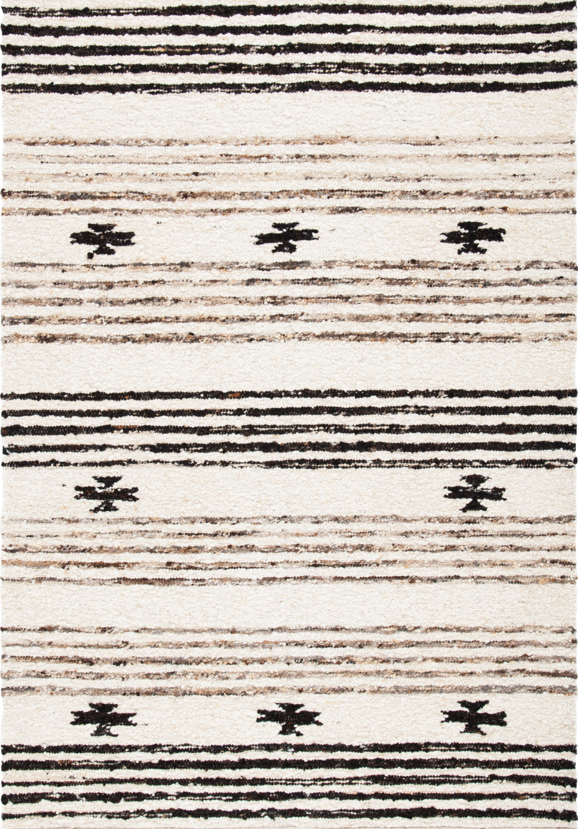 Safavieh Natura NAT325Z Black / Ivory Area Rug main image