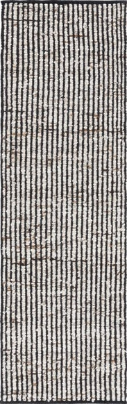 Safavieh Natura NAT331Z Black / Ivory Area Rug Runner