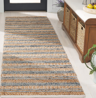 Safavieh Natura NAT501F Natural / Grey Area Rug Room Scene Feature