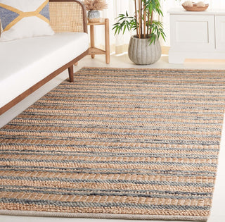 Safavieh Natura NAT501F Natural / Grey Area Rug Room Scene Feature