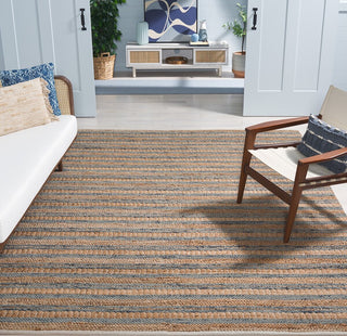 Safavieh Natura NAT501F Natural / Grey Area Rug Room Scene Feature